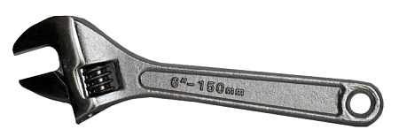 Разводной ключ "6" углеродистая сталь, хромированное покрытие Kolner KAW 6