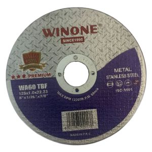 Круг отрезной по металлу Winone 125х1.0х22,2 Premium