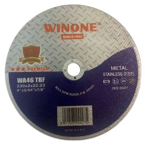 Круг отрезной по металлу Winone 230х2.0х22,2 Premium