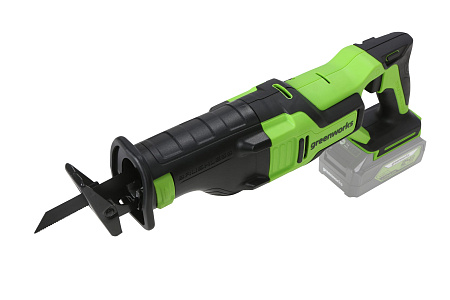 Пила сабельная аккумуляторная Б/Щ Greenworks 24В G24RS