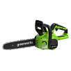 Пила цепная 40В Greenworks аккумуляторная 30 см G40CS30II, (без АКБ и ЗУ)