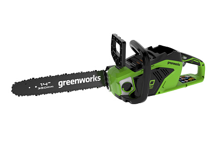 Пила цепная 40В Greenworks аккумуляторная (+ батарея 2 А/ч и зарядное устройство)