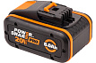 Аккумулятор WORX WA3648, 20В 8,0 Ач