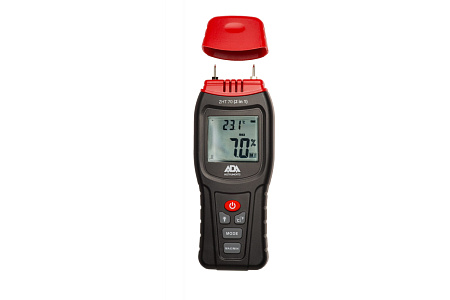 Измеритель влажности и температуры (термогигрометр) контактный ADA ZHT 70 2в1