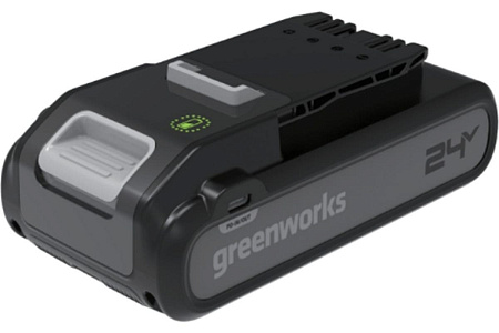 Аккумулятор Greenworks , 24V, 4Ач, с двумя USB-C разъемами