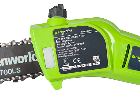 Высоторез-сучкорез Greenworks G24PS20 24В