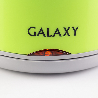 Чайник электрический Galaxy GL 0307 ЗЕЛЕНЫЙ,  2000 Вт, объем 1,7л, скрытый нагревательный элемент