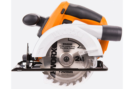 Циркулярная пила аккумуляторная WORX WX529.9, 20В, без АКБ и ЗУ