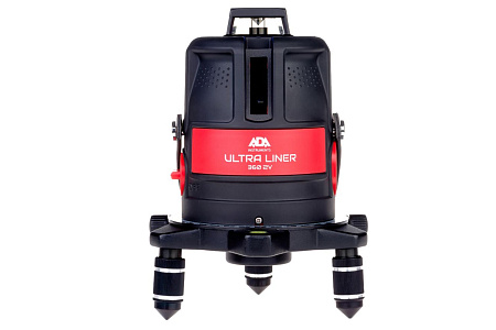 Лазерный уровень ADA UltraLiner 360 2V (очки, мишень,винт-удл на 5/8, кейс)