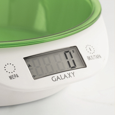 Весы кухонные электронные, Galaxy GL 2804, максимальный вес 5 кг, ЖК дисплей 