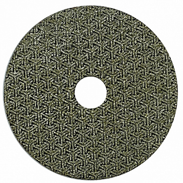 Алмазный гибкий шлифовальный гальванический круг "Черепашка" Hilberg 100мм №60 