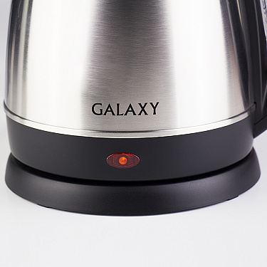 Чайник электрический, Galaxy GL 0304, 2000 Вт, объем 1,8л, скрытый нагревательный элемент