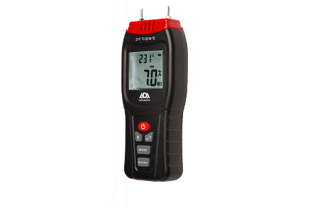 Измеритель влажности и температуры (термогигрометр) контактный ADA ZHT 70 2в1