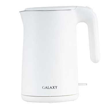 Чайник электрический 1800 Вт, Galaxy GL 0327 БЕЛЫЙ , 1,5л, скрытый нагревательный элемент