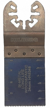 Полотно пильное погружное Hilberg Bi-M 34*40*18TPI по древесине, пластику 