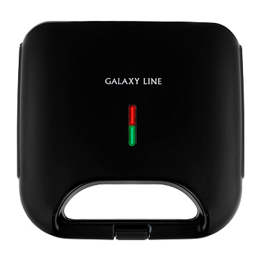 Вафельница 850 Вт, Galaxy LINE GL 2976, индикаторы нагрева и сети, антипригарное покрытие 