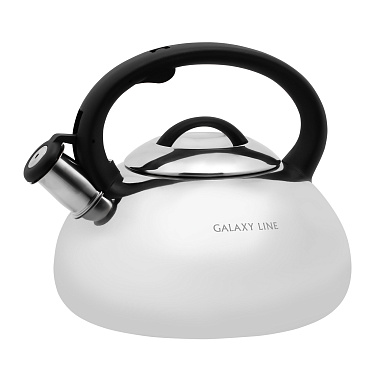Чайник со свистком 3л., Galaxy LINE GL 9207, изготовлен из высококачественной нержавеющей стал