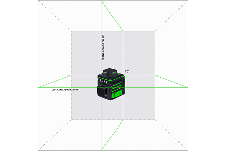 Лазерный уровень ADA Cube 2-360 Green Professional Edition