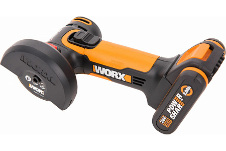 Угловая шлифмашина аккумуляторная WORX WX801.9, 20В, 76 мм (без Акб и ЗУ)