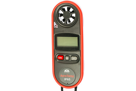 Анемометр с крыльчаткой ADA AeroTemp IP65 - измеритель скорости и температуры воздушного потока