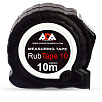 Рулетка ударопрочная ADA Rub Tape 10м с полимерный покрытием и двумя СТОПами