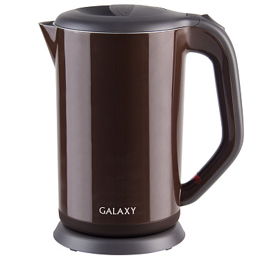 Чайник электрический, Galaxy GL 0318  КОРИЧ ,2000 Вт, объем 1,7л, скрытый нагревательный элемент