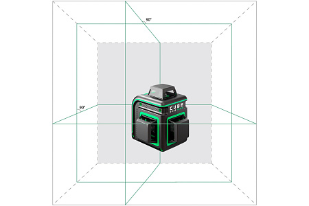 Лазерный уровень ADA Cube 3-360 Green Home Edition
