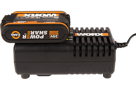 Набор зарядки аккумулятора WA3601, 1 аккумулятор 2 Ач и зарядное устройство на 2А