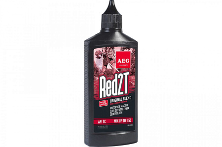 Масло 2Т мин.100мл (1/30) AEG Universal 2T Motor Oil API TC  (33199)