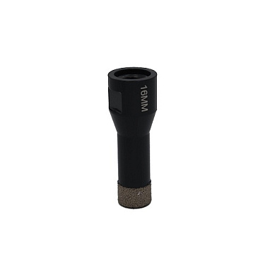 Коронка алмазная 16 мм Hilberg Super Hard M14 по керамике и керамограниту для УШМ