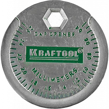 Измеритель зазора свечи Kraftool с градуировкой 0.4-2.6мм