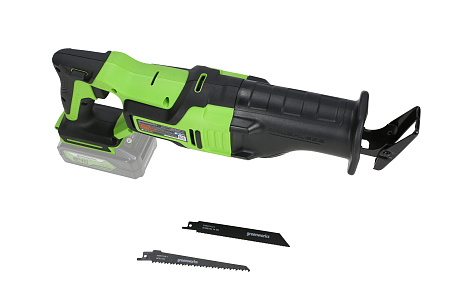 Пила сабельная аккумуляторная Б/Щ Greenworks 24В G24RS