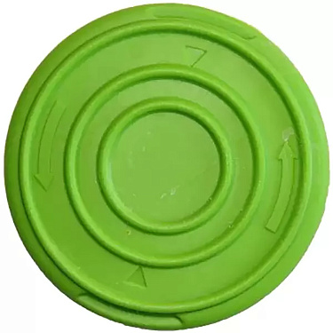 Крышка зеленого цвета для автоматической шпули с 1-но сторонним выводом лески. Диаметр лески 1.65 мм