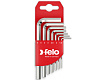 Набор ключей Felo Г-образных шестигранных коротких 7шт HEX 1,5-6,0мм 34500711