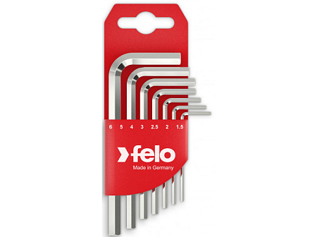 Набор ключей Felo Г-образных шестигранных коротких 7шт HEX 1,5-6,0мм 34500711