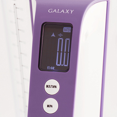 Весы кухонные электронные, Galaxy GL 2805, максимальный вес 5 кг, ЖК дискпей