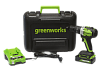 Дрель-шуруповерт ударная аккумуляторная 24V GREENWORKS ( копм 1 АКб и ЗУ )