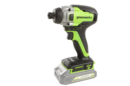 Винтоверт ударный аккумуляторный бесщеточный Greenworks GD24ID3 24В