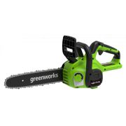 Пила цепная 40В Greenworks аккумуляторная 30 см G40CS30II, (без АКБ и ЗУ)