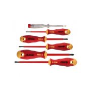 Набор Felo диэлектрических отверток Ergonic с тестером напряжения 6 шт 41396398