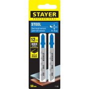STAYER T118B 50м/2мм (12TPI) Т-хвост,HSS сталь,по мет-у 2-6мм,Профессионал