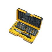 Набор бит Felo SL/PH/PZ/Tx/HEX и головок с поворотной трещоткой Ergonic K в кейсе, 22 шт 06072206