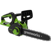 Пила цепная 40В Greenworks аккумуляторная 30 см G40CS30II, (с  АКБ на 4 А/ч и ЗУ)