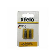 Felo Бита крестовая PZ 2X25, серия Industrial, 2 шт в блистере 02102036