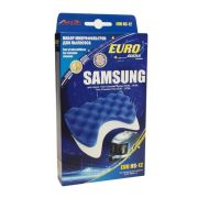 Набор микрофильтров для пылесоса SAMSUNG, 2 шт., многоразовый моющийся, бренд: EUROCLEAN