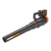 Воздуходувка аккумуляторная бесщеточная WORX WG581E, 40В, 4 Ач х2, двойное ЗУ 2x1A.