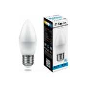 LB-570 матовая  9w E27 6400K свеча