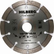 Диск алмазный отрезной 125*22,23 Hilberg Hard Materials Лазер по Сильно армированному бетону