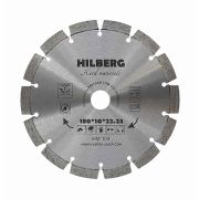 Диск алмазный отрезной 180*22,23 Hilberg Hard Materials Лазер по сильно армированному бетону