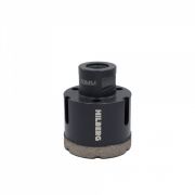 Коронка алмазная 50 мм Hilberg Super Hard M14 по керамике и керамограниту для УШМ